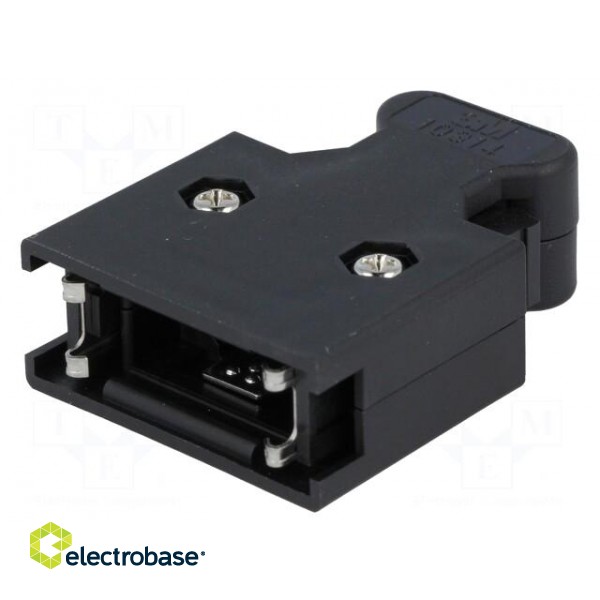 Plug case | PIN: 14 | Locking: latch | for cable | Mini D Ribbon image 1