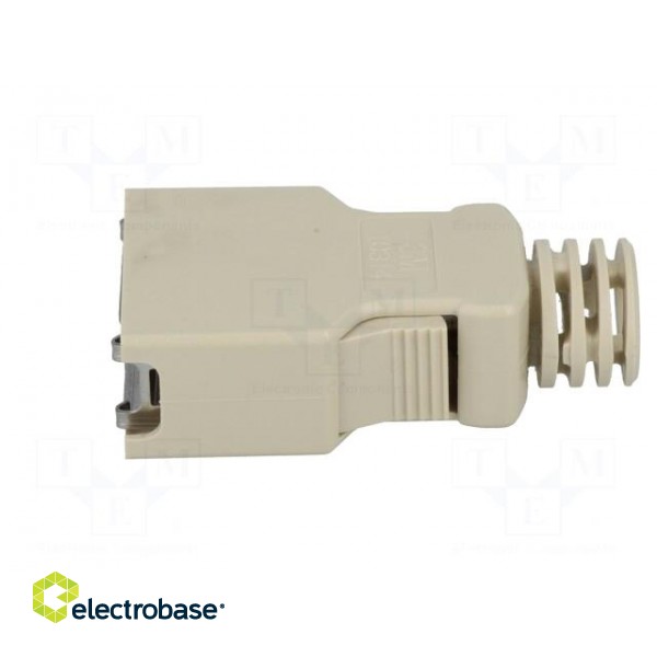 Plug housing | PIN: 14 | shielded | Locking: latch | for cable image 3