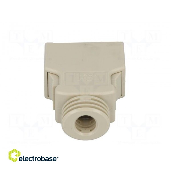 Plug housing | PIN: 14 | shielded | Locking: latch | for cable image 5