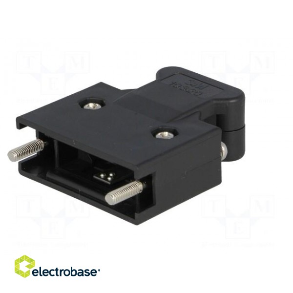Plug case | PIN: 20 | Locking: screws | for cable | Mini D Ribbon фото 2