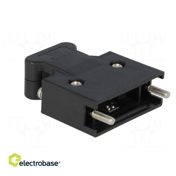 Plug case | PIN: 20 | Locking: screws | for cable | Mini D Ribbon фото 8