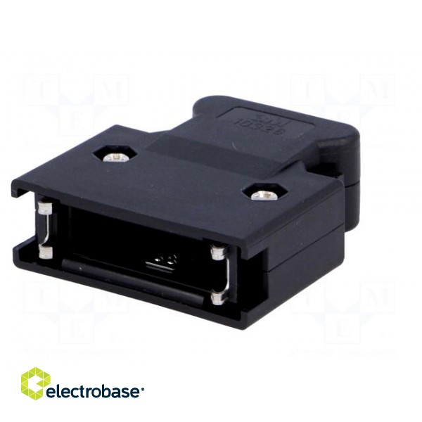Plug case | PIN: 26 | Locking: latch | for cable | Mini D Ribbon image 2