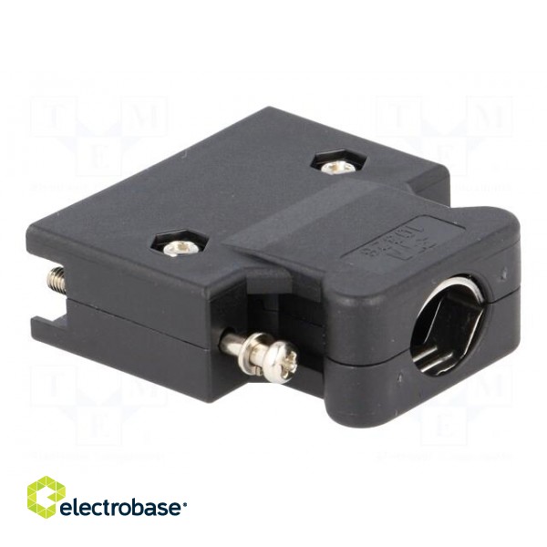 Plug case | PIN: 26 | Locking: screws | for cable | Mini D Ribbon image 4
