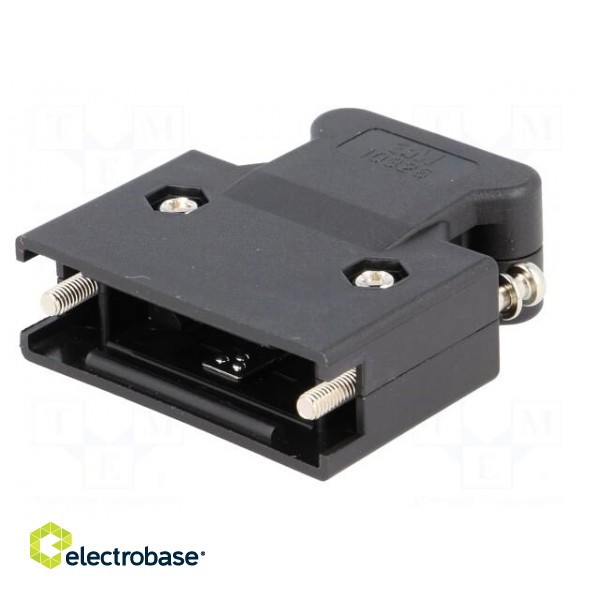 Plug case | PIN: 26 | Locking: screws | for cable | Mini D Ribbon image 2