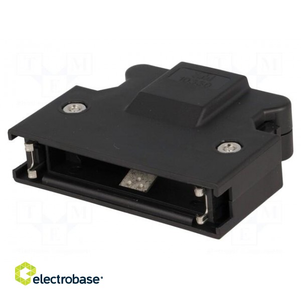 Plug case | PIN: 50 | Locking: latch | for cable | Mini D Ribbon image 1