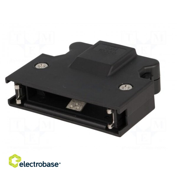 Plug case | PIN: 50 | Locking: latch | for cable | Mini D Ribbon image 2