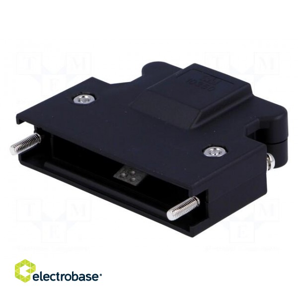 Plug case | PIN: 50 | Locking: screws | for cable | Mini D Ribbon image 1