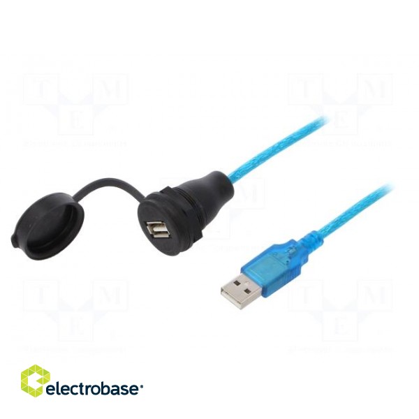 Adapter cable | USB A socket,USB A plug | 1310 | USB 2.0 | IP67 | 2m