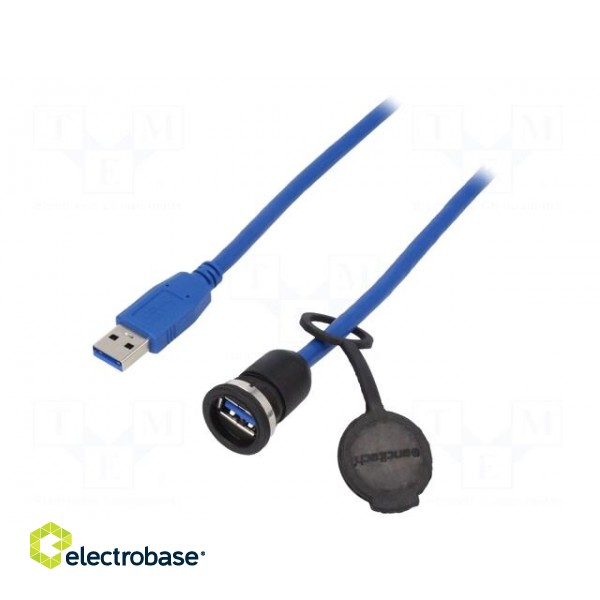 Adapter cable | USB A socket,USB A plug | 1310 | USB 3.0 | IP65 | 3m image 1