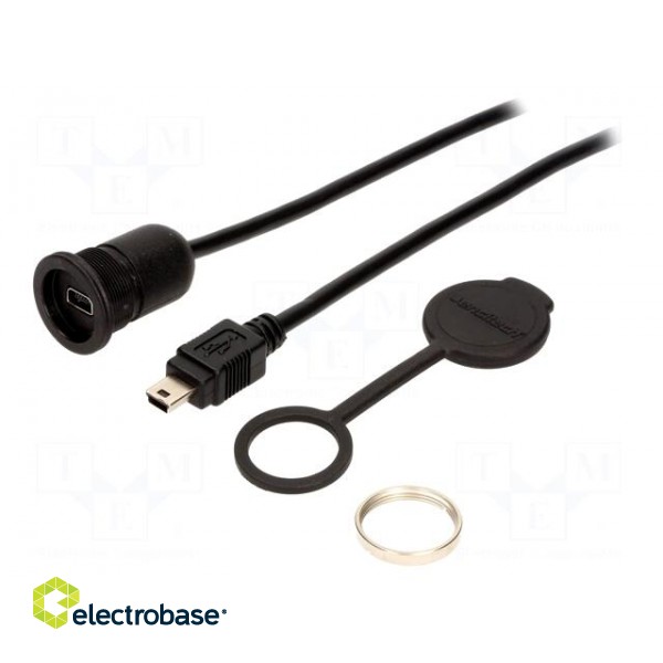 Adapter cable | USB B mini socket,USB B mini plug | 1310 | USB 2.0