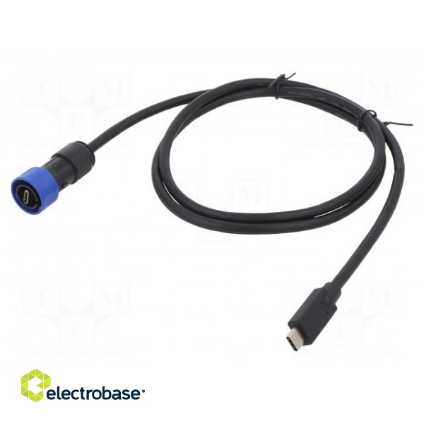Adapter cable | USB C plug | 1m | USB Buccaneer | IP68