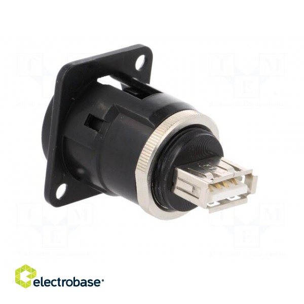 Adapter | USB A socket-back,USB B socket-front | EH | USB 2.0 image 4
