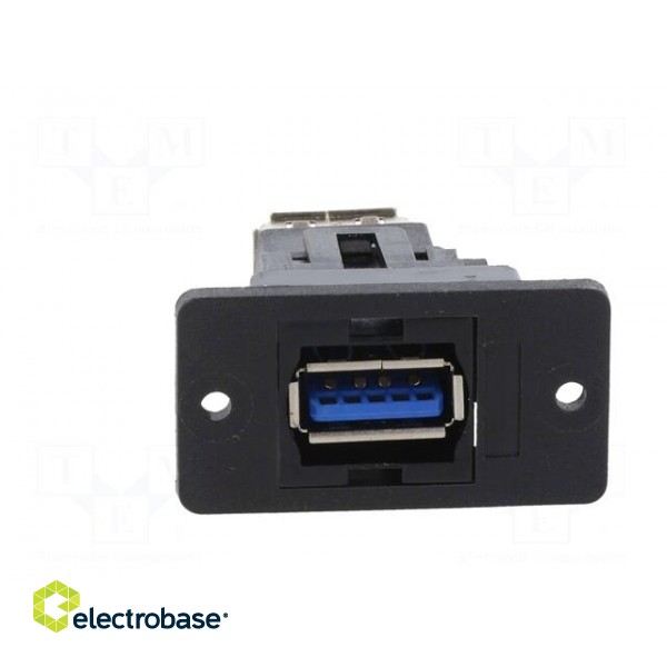 Adapter | USB A socket,both sides | SLIM | USB 3.0 | gold-plated фото 9