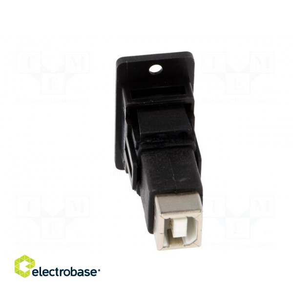 Adapter | USB A socket,USB B socket | SLIM | USB 2.0 | gold-plated image 5