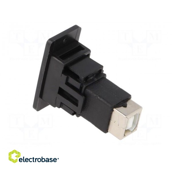 Adapter | USB A socket,USB B socket | SLIM | USB 2.0 | gold-plated фото 4