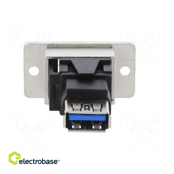 Adapter | USB A socket,USB B socket | SLIM | USB 3.0 | gold-plated image 5