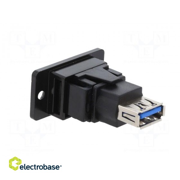 Adapter | USB A socket,USB B socket | SLIM | USB 3.0 | gold-plated image 4