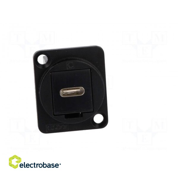 Adapter | USB C socket-front,USB C plug-back | FT | USB-C | metal image 9