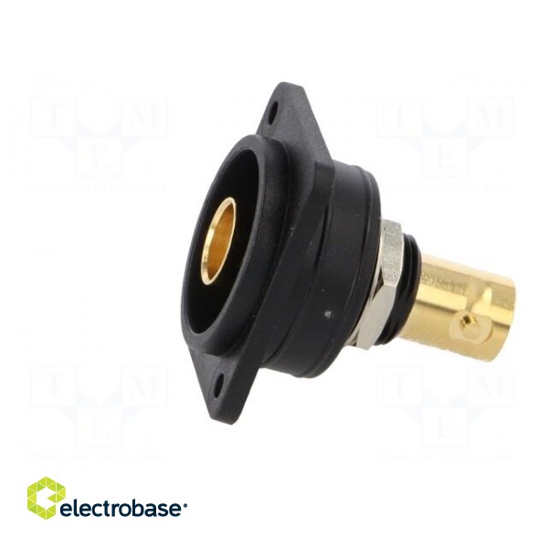 Coupler | BNC socket,both sides | FT | gold-plated | plastic | 19x24mm image 3