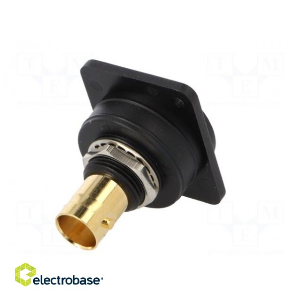 Coupler | BNC socket,both sides | FT | gold-plated | plastic | 19x24mm image 6
