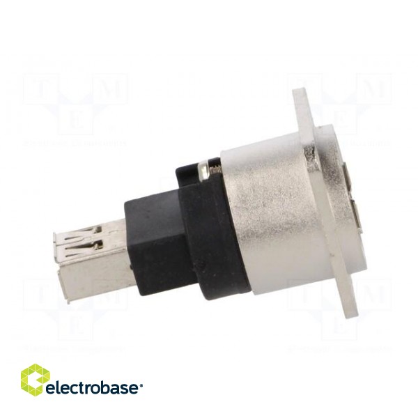 Coupler | IEEE1394 socket,both sides | FT | shielded | metal | 19x24mm image 7