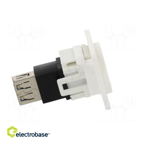 Coupler | USB A socket,both sides | FT | USB 3.0 | plastic | 19x24mm image 7