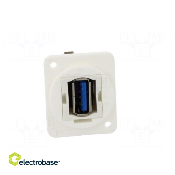 Coupler | USB A socket,both sides | FT | USB 3.0 | plastic | 19x24mm image 9