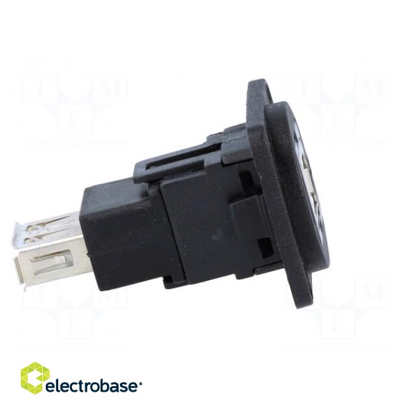 Coupler | USB A socket,USB B socket | FT | USB 2.0 | plastic | 19x24mm фото 7