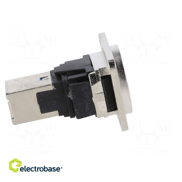 Coupler | USB A socket,USB B socket | FT | USB 3.0 | metal | 19x24mm image 7