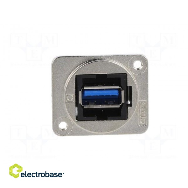 Coupler | USB A socket,USB B socket | FT | USB 3.0 | metal | 19x24mm image 9
