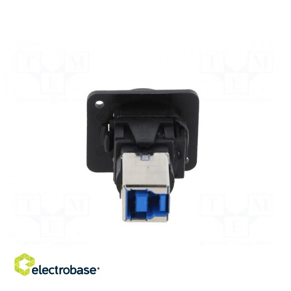 Coupler | USB A socket,USB B socket | FT | USB 3.0 | plastic | 19x24mm image 5
