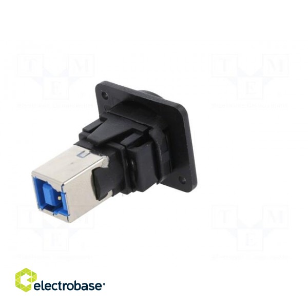 Coupler | USB A socket,USB B socket | FT | USB 3.0 | plastic | 19x24mm image 6