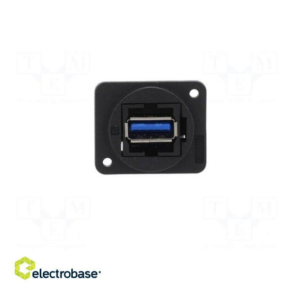 Coupler | USB A socket,USB B socket | FT | USB 3.0 | plastic | 19x24mm image 9
