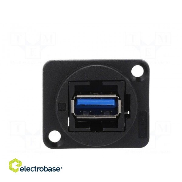 Coupler | USB A socket,USB B socket | FT | USB 3.0 | plastic | 19x24mm image 9