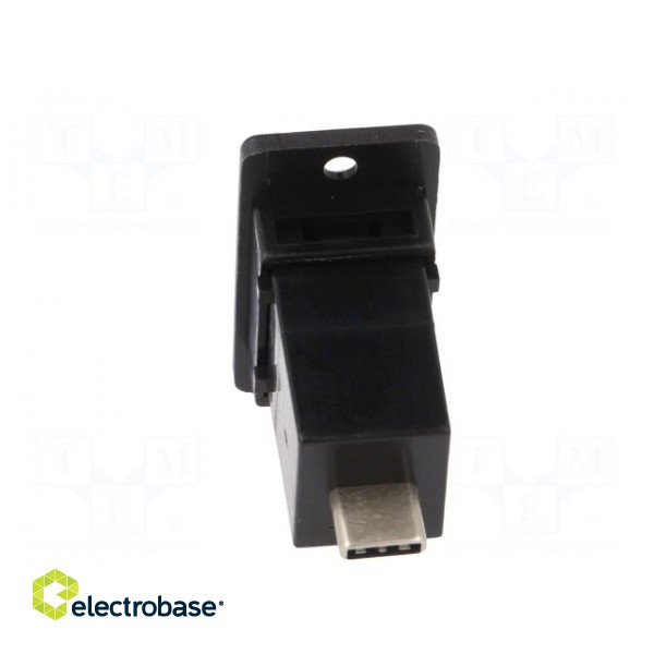 Coupler | USB C socket-front,USB C plug-back | SLIM | USB-C | 29mm image 5