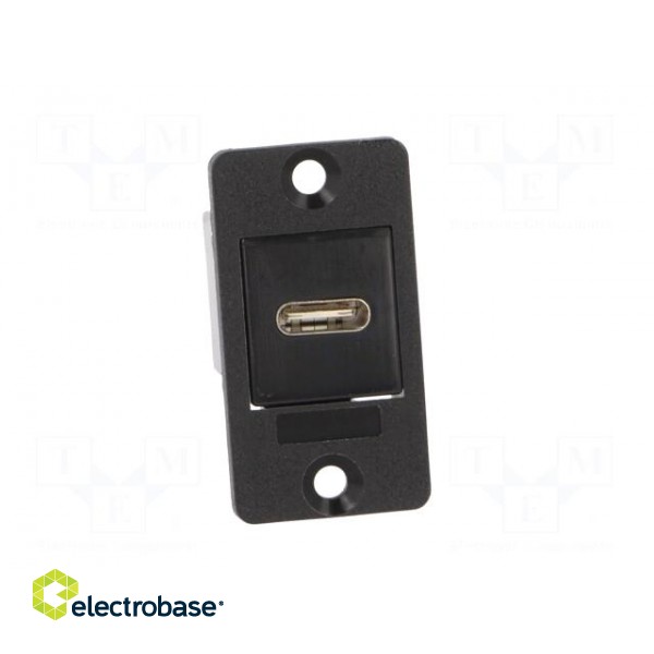 Coupler | USB C socket-front,USB C plug-back | SLIM | USB-C | 29mm image 9