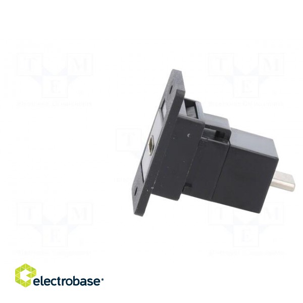 Coupler | USB C socket-front,USB C plug-back | SLIM | USB-C | 29mm image 3