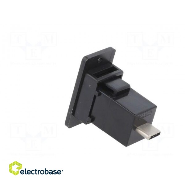 Coupler | USB C socket-front,USB C plug-back | SLIM | USB-C | 29mm image 4