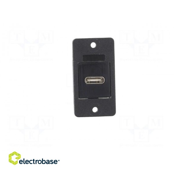 Coupler | USB C socket-front,USB C plug-back | SLIM | USB-C | 29mm image 9