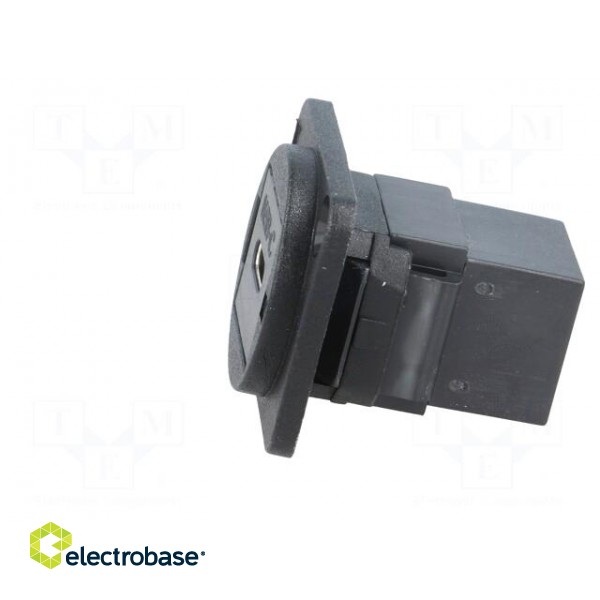 Coupler | both sides,USB C socket | FT | USB-C | plastic | 19x24mm image 3