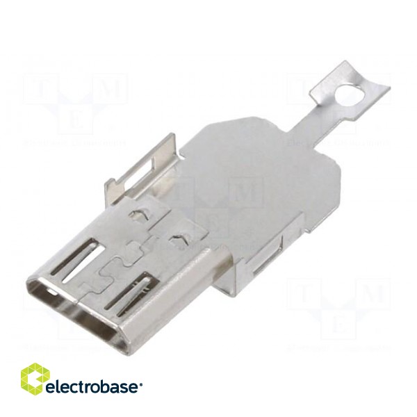 Plug case | ZX | for cable | USB 2.0 | cut from reel | 4000pcs.