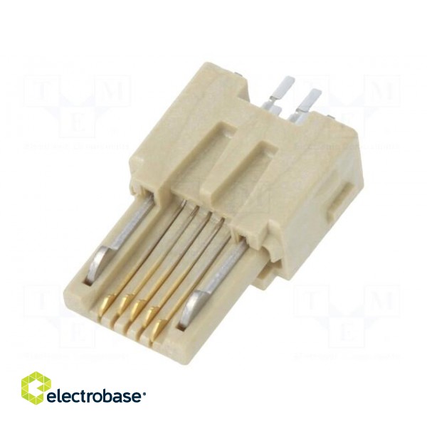 Plug | USB A micro | ZX | for cable | soldering | PIN: 5 | straight фото 1