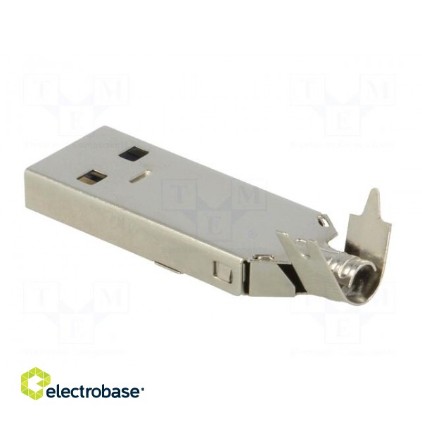 Plug | USB A | for cable | soldering | straight | USB 3.0 | 1A | 30V image 4