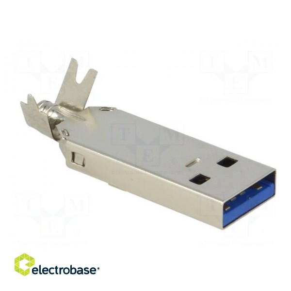 Plug | USB A | for cable | soldering | straight | USB 3.0 | 1A | 30V image 8
