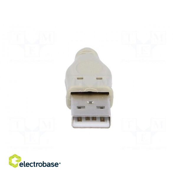 Plug | USB A | for cable | soldering | with protection image 9