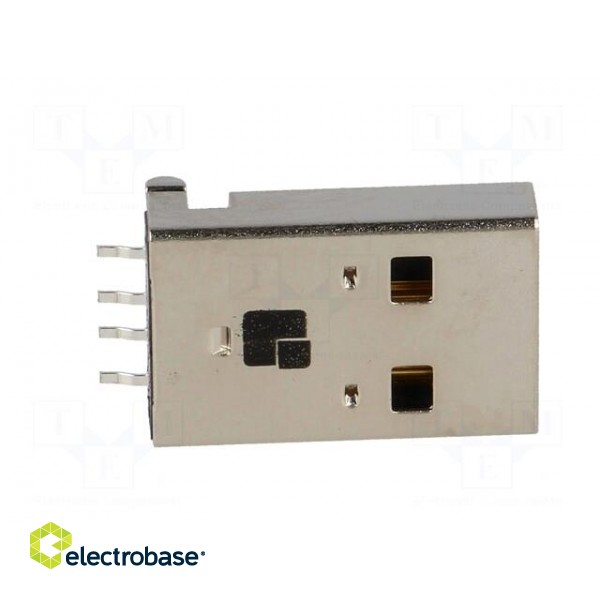 Plug | USB A | on PCBs | SMT | PIN: 4 | horizontal | USB 2.0 image 7
