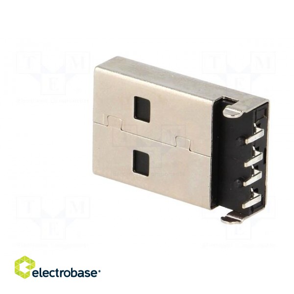 Plug | USB A | on PCBs | THT | PIN: 4 | angled 90° | USB 2.0 image 4