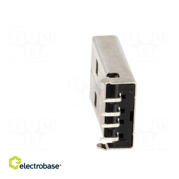Plug | USB A | on PCBs | THT | PIN: 4 | angled 90° | USB 2.0 image 5