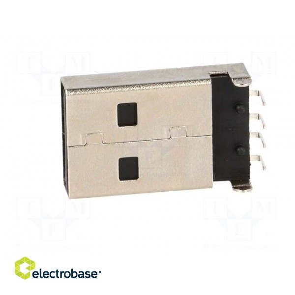 Plug | USB A | on PCBs | THT | PIN: 4 | angled 90° | USB 2.0 image 3