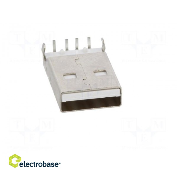Plug | USB A | on PCBs | THT | PIN: 4 | angled 90° | USB 2.0 | gold-plated фото 9